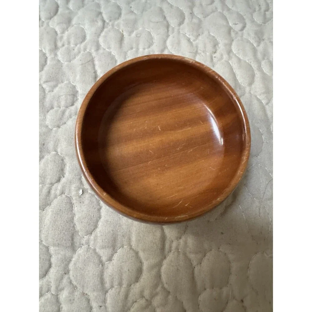 Vintage Oregon Myrtlewood & Western Juniper Wood Decor Lot Vase Bowl Holder